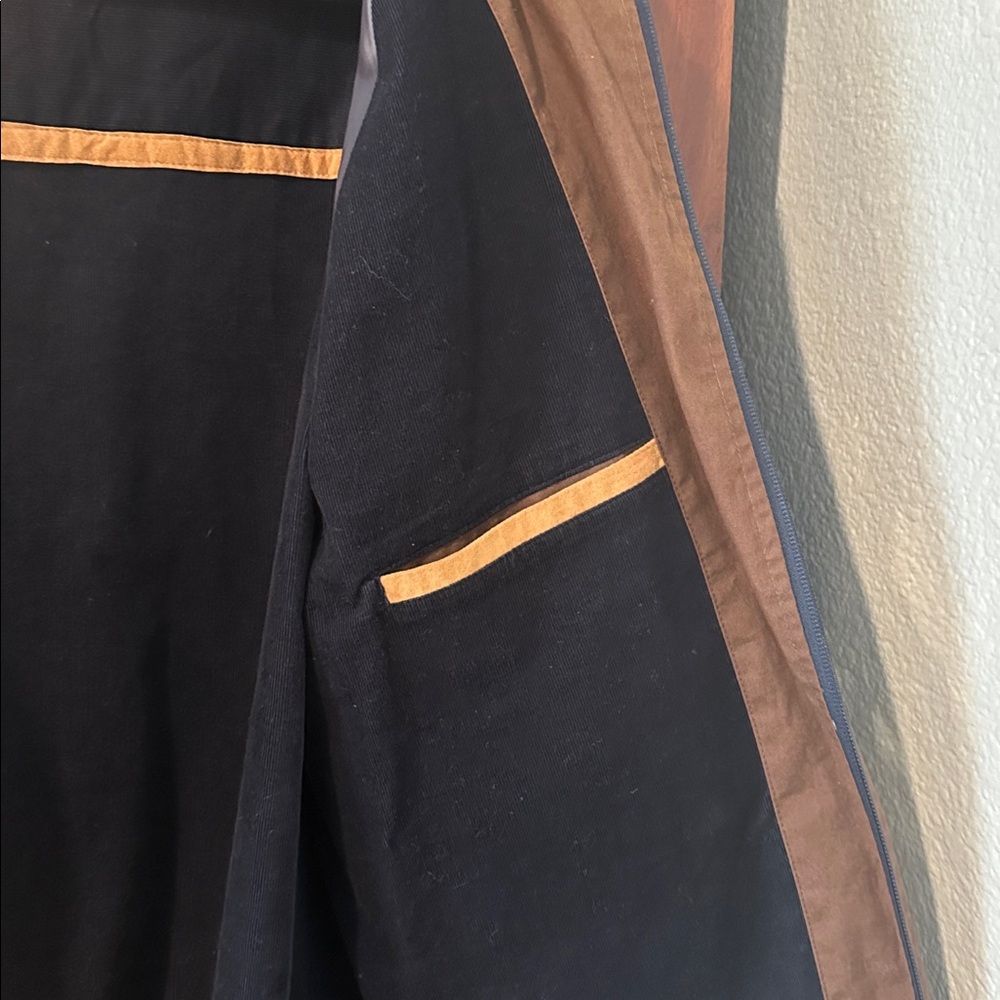 Nifty Genius Men’s Large Black/Brown Outdoor Jacket - Picture 5 of 8